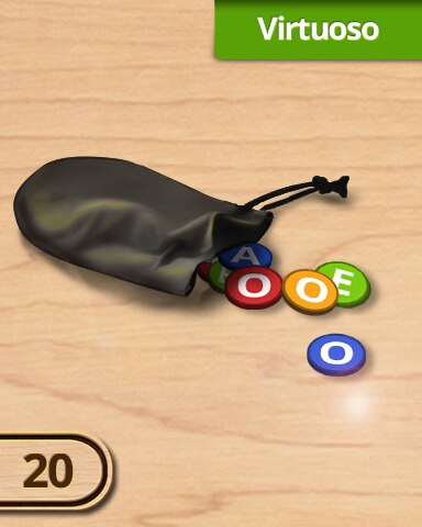 A Way With Words Virtuoso Challenge 20 Badge