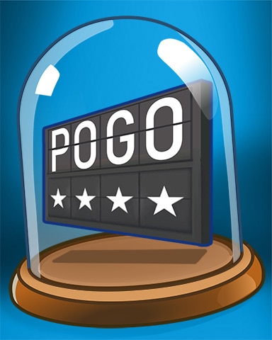 Anagrams 4-Star Pogo Board Badge