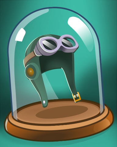 Green Aviator Hat Badge - Aces Up! HD