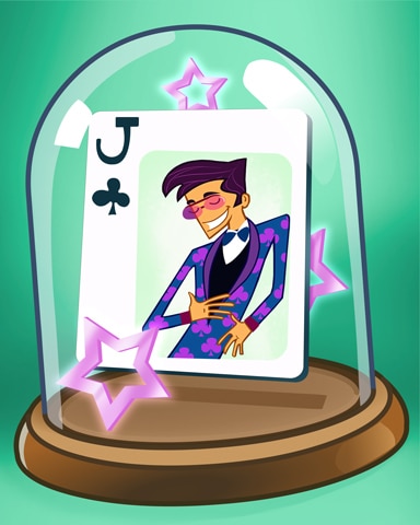 Pogo Canasta HD Jack of Clubs Badge