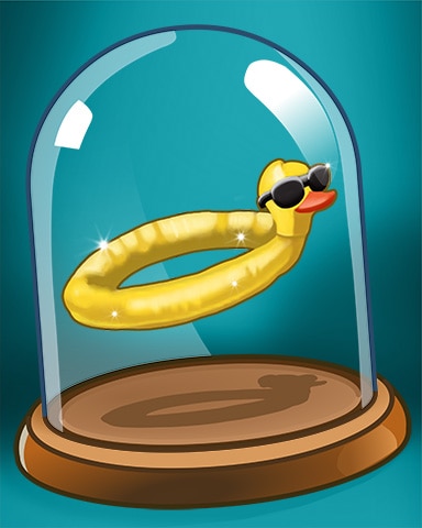 Duck Floatie Badge - Crossword Cove HD