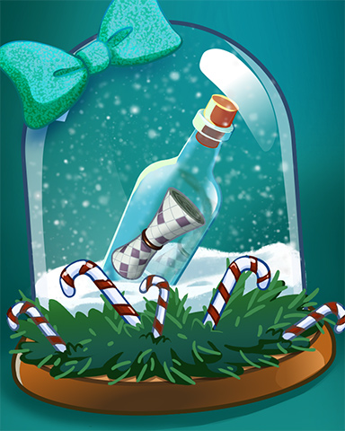 Crossword in a Bottle Badge - Crossword Cove HD