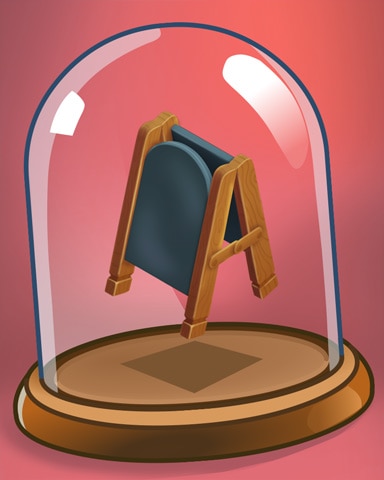 Card Scramble: Viola's Diner Sandwich Board Badge