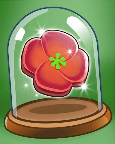 Red Begonia Badge - Garden Blast