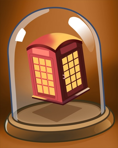 Jet Set Solitaire Phone Booth Badge