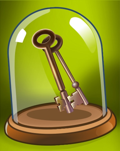 Jigsaw Treasure Hunter HD Antique Keys Badge