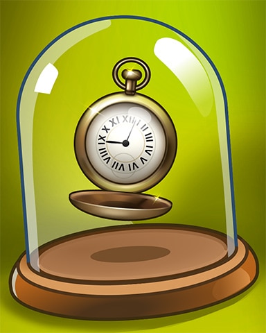 Trusty Pocket Watch Badge - Jigsaw Treasure Hunter HD