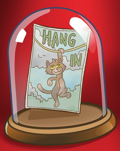 Pogo Lucky Cat Bingo Hanging Poster Badge