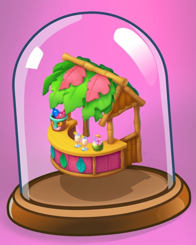 Matching Moments Tiki Bar Badge