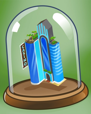 Blue Casino Badge - MONOPOLY Sudoku