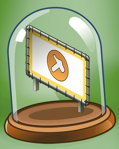 MONOPOLY Sudoku Construction Sign Badge