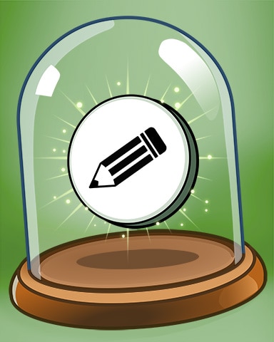 Pogo MONOPOLY Sudoku Pencil Button Badge