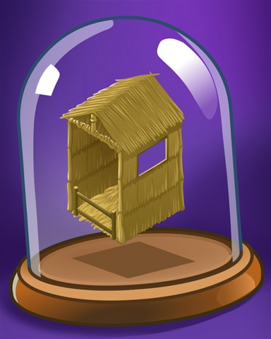 Zebra Hut Badge - Mahjong Sanctuary