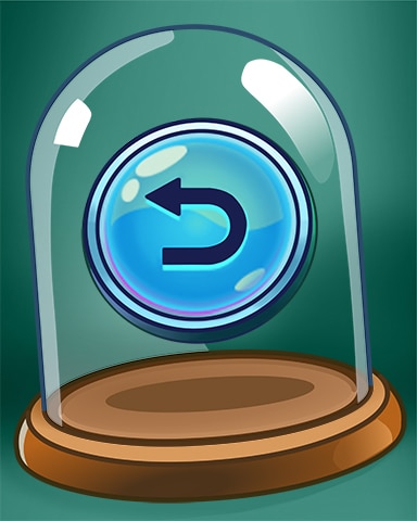 Blue Undo Badge - Pogo Addiction Solitaire HD