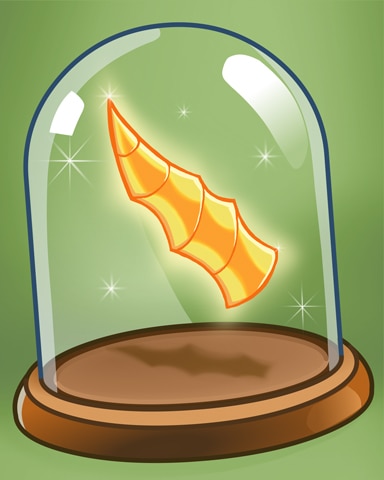 Peggle Blast HD Glowing Horn Badge