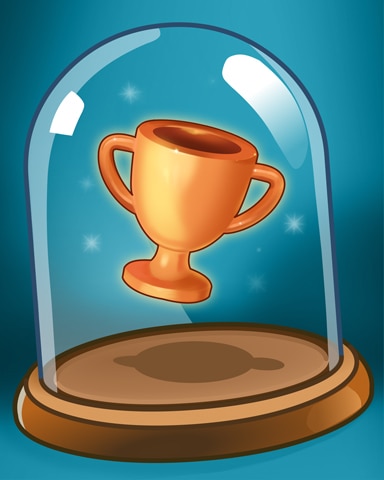 Bronze Trophy Cup Badge - Pogo Daily Sudoku
