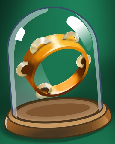 Tambourine Badge - Poppit! Party