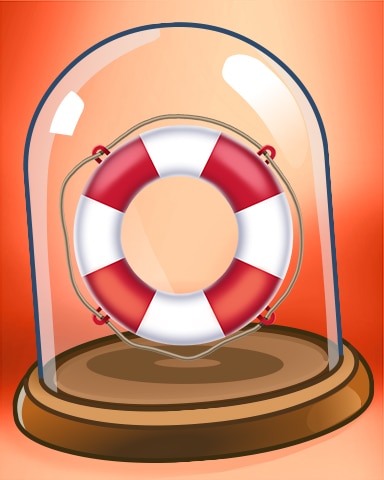Quinn's Aquarium Floating Lifesaver Badge