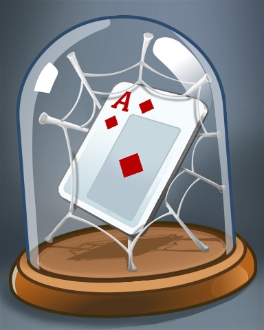 Ace in the Web Badge - Rainy Day Spider Solitaire HD