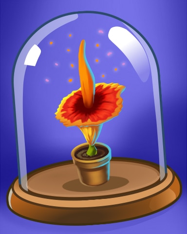 Snowbird Solitaire Giant Flower Badge