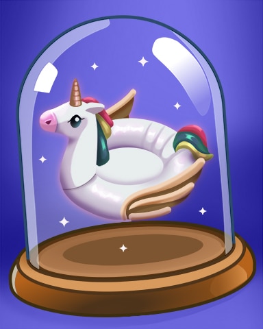 Unicorn Floatie Badge - Snowbird Solitaire