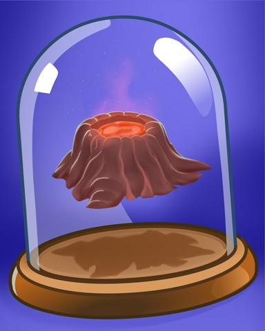 Snowbird Solitaire Volcano Badge