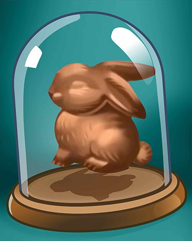 Sweet Tooth Town Chocolate Rabbit Badge