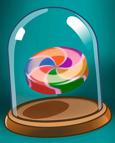 Sweet Tooth Town Rainbow Candy Badge