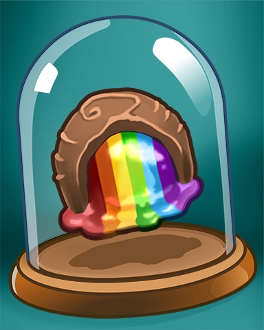Rainbow Filled Bon Bon Badge - Sweet Tooth Town