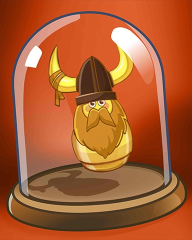 Trizzle Horned Viking Badge