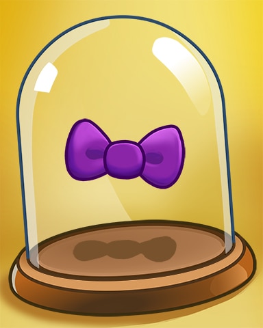 World Class Solitaire HD Purple Bow Tie Badge