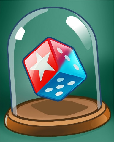 Yahtzee! Wild Bicolor Dice Badge