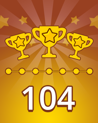 Pogo Daily Sudoku Weekly Special 104 Badge