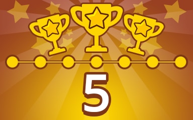 Pogo Daily Sudoku Weekly Special 5 Badge