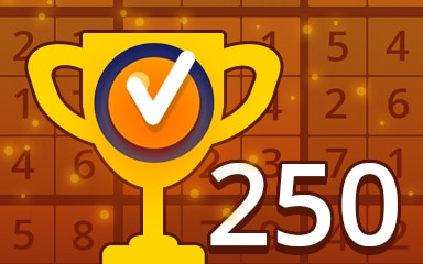 Pogo Daily Sudoku Weekly Special 250 Medium Badge