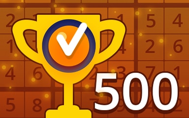 Pogo Daily Sudoku Weekly Special 500 Medium Badge