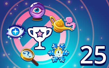 Pogo Daily Sudoku No Power-ups Weekly Special 25 Badge