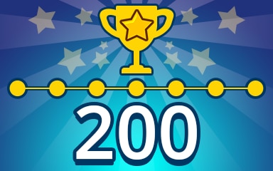 Pogo Daily Sudoku Weekly Special Puzzle 200 Badge