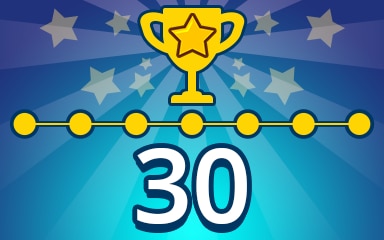 Pogo Daily Sudoku Weekly Special Puzzle 30 Badge