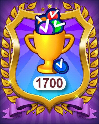 Pogo Daily Sudoku Win Streak 1700 Badge
