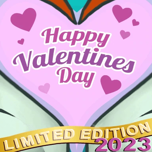 2023 Valentine's Day Limited Edition Badge Pogo Fans