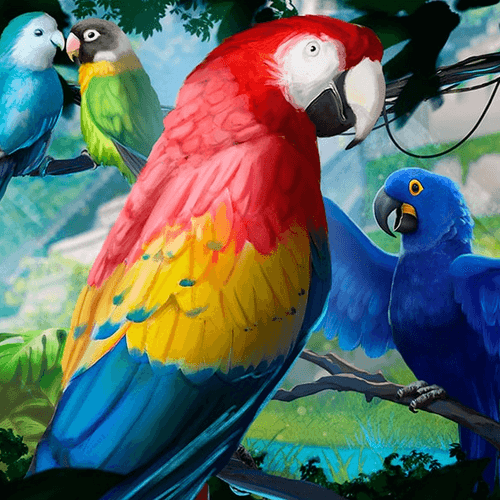 Birds of the Lost Temple Badge Collection