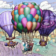 Hot Air Balloons Badge Collection - Week One