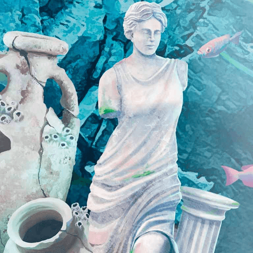 Aquarium Ruins Badge Collection