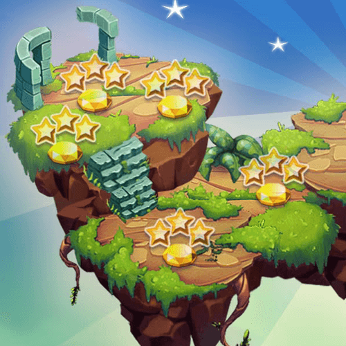 Bejeweled Stars Valentine Monument Island