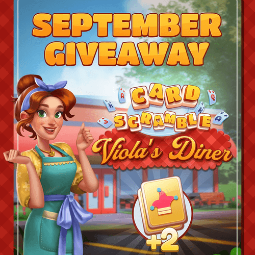 Card Scramble: Viola's Diner September Giveaway