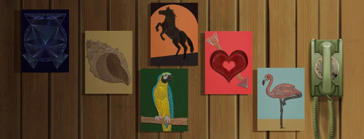 Nail and String Art Badge Collection Week Five