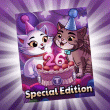 Free Gift: Lucky Cat Bingo Pogo 26th Birthday Badge