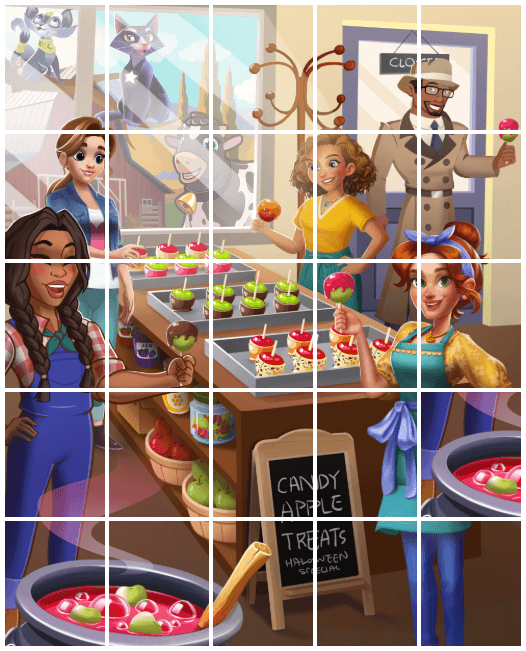 Apple Harvest Bingo Jam Event Completed Board