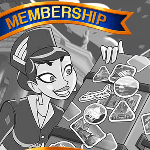 Club Pogo's 23rd Anniversary Membership Appreciation Jet Set Solitaire Badge